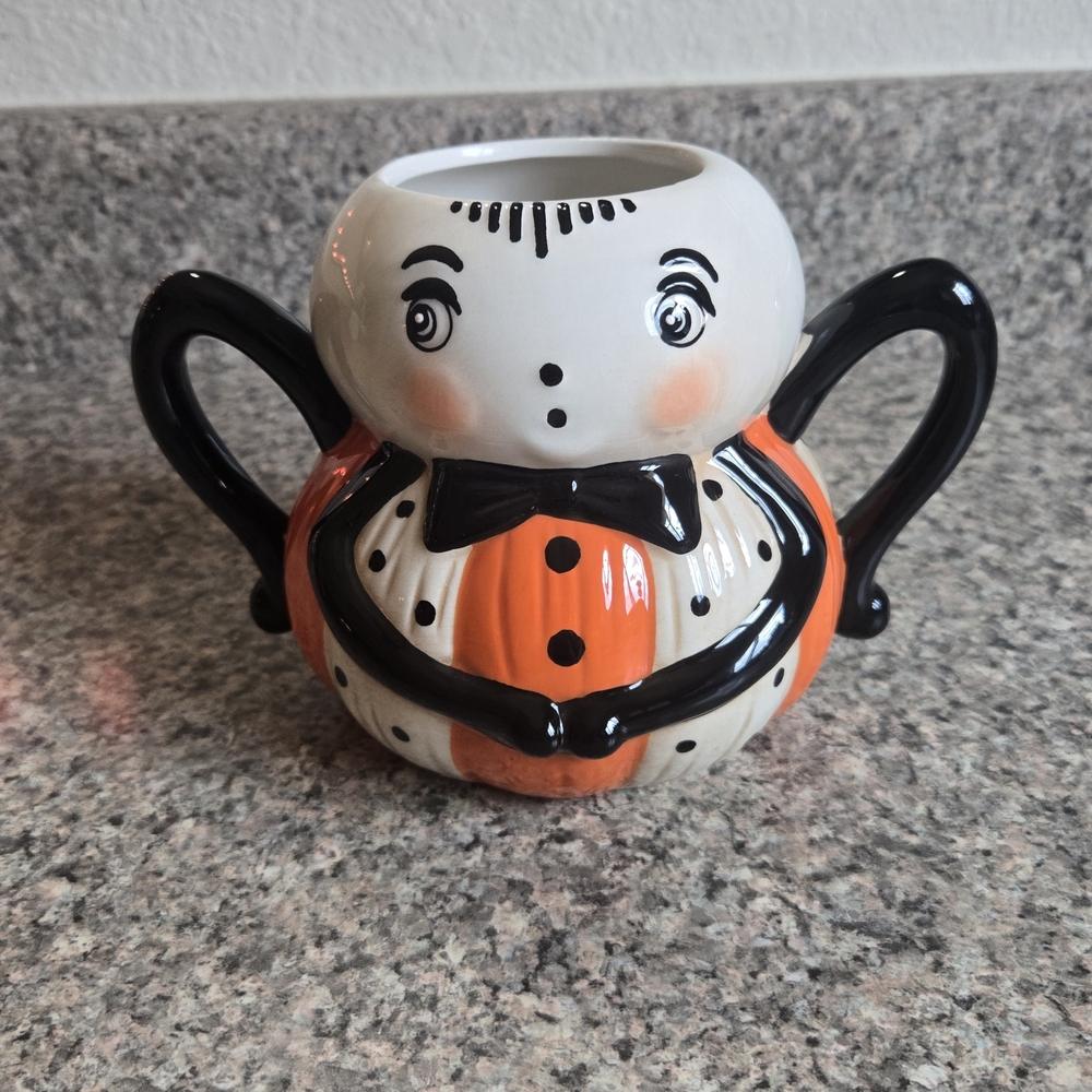 Parker Orange and Black Ceramic